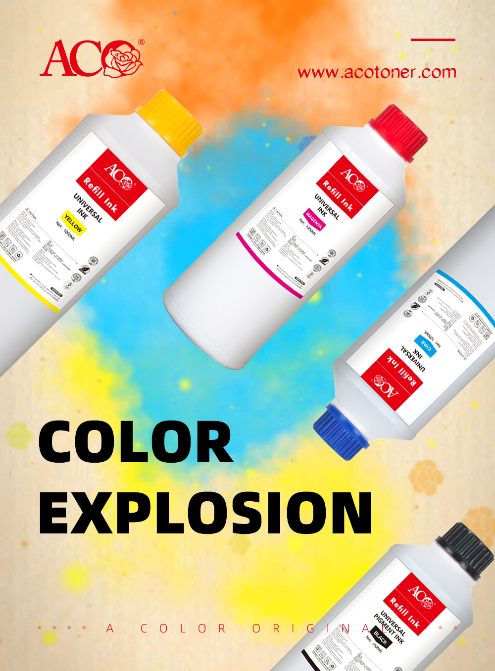 Download ACO Refill Ink Color Explosion - ACO