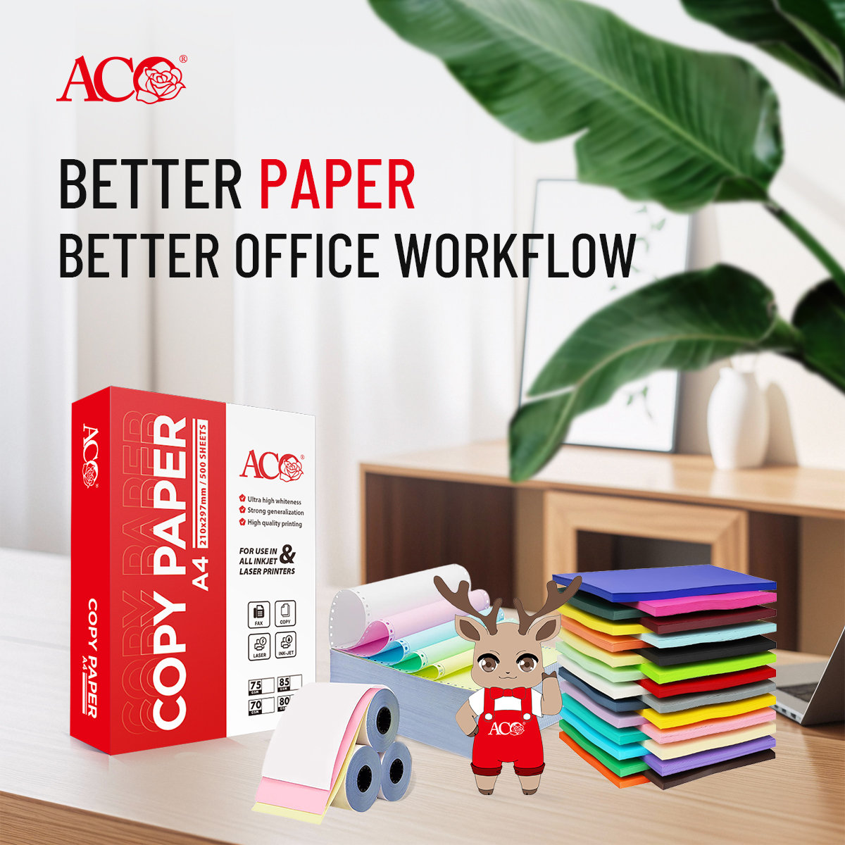Premium A4 Copy Paper for Efficient Office Workflow