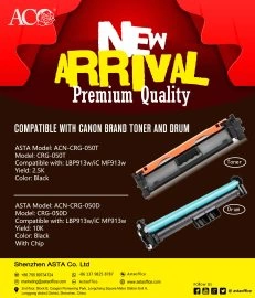 ASTA New Product Launched- Compatible CRG-050T/D with toner and drum