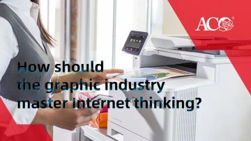 How should the graphic industry master internet thinking?