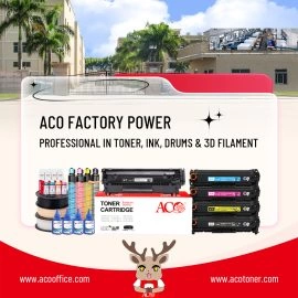 Professional in Toner, Ink, Drums & 3D Filament – Powered by ACO Factory Strength