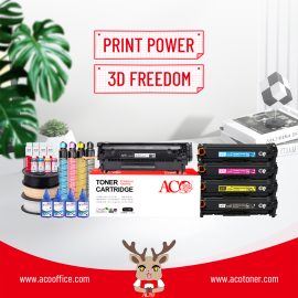 ACO Print Power · 3D Freedom — Complete Printing Solutions for Business