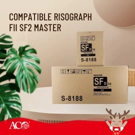 ACO Compatible Risograph FII SF2 Master (S-8188) – Professional Duplicator Master Roll for High-Volume Printing