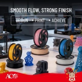 ACO 3D Printing Filament – Smooth Flow, Strong Finish | Professional 3D Printing Material Manufacturer