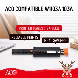 ACO Compatible W1103A / 103A Toner Cartridge | Reliable Prints, Real Savings