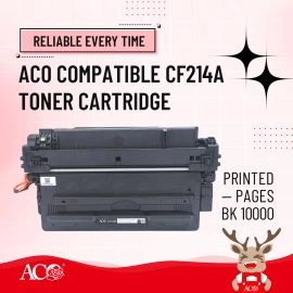 ACO CF214A Compatible Toner Cartridge — Reliable Printing Power for Professionals