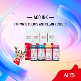 ACO Refill Ink – Vivid Colors. Clean Results. Maximum Efficiency.