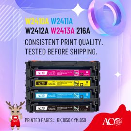 ACO W2410–W2413 & 216A Compatible Toner Cartridges