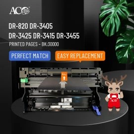 ACO DR-820 DR-3405 DR-3425 DR-3415 DR-3455 High-Yield Drum Units Designed for Business Efficiency