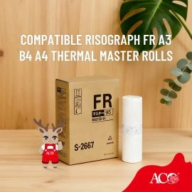 Compatible Risograph Thermal Master Rolls for A3 / B4 / A4