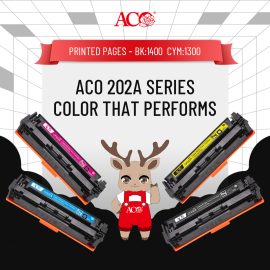 ACO 202A Series Color Toner Cartridges – Reliable Color Printing Solution
