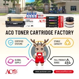 ACO Toner Cartridge Factory — Global Printing Consumables Supplier
