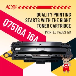 ACO Q7516A 16A Compatible Toner Cartridge | High Yield Printing Solution