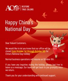 China National Day Holiday Notice
